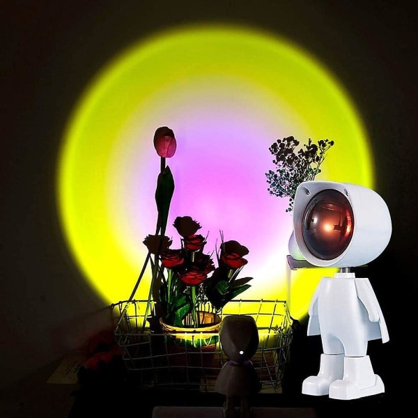 Astronaut Dekor Lys Projektor Nattlys Jul