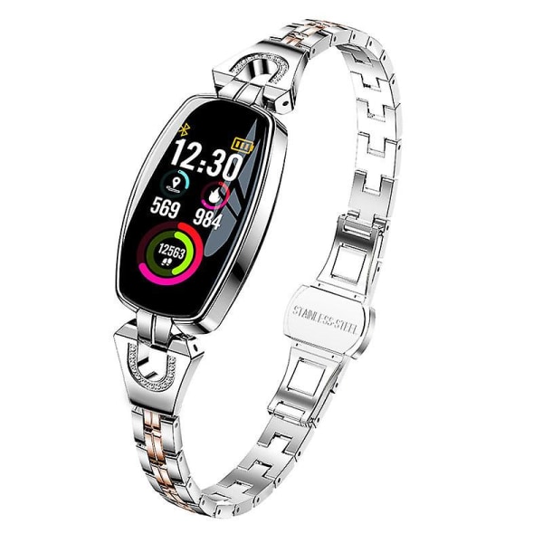 8 Smart Watch Puls Blodtryk Smart Armbånd Sports Ur Factory Silver
