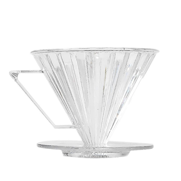 Kaffedripper Kaffeekande V60 Harpiks Tragt Dryp Kaffe Bærbar Maker Filter Kop Træholder Bryg