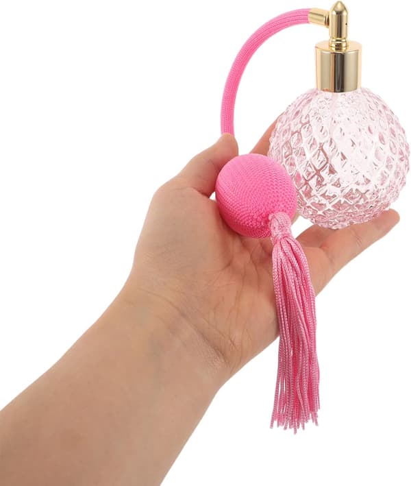 Retro Parfym Atomizer 100ml Fin Dimma Sprayflaska Påfyllningsbar Glas Doftflaska