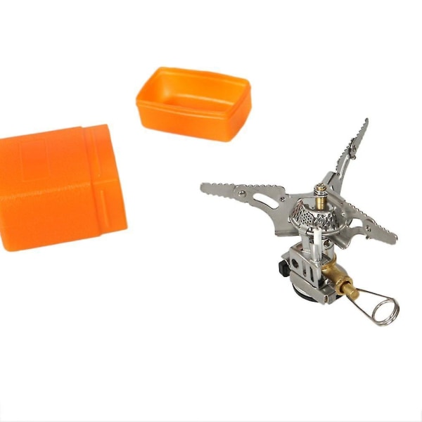 Bærbar Camping Folding Mini Gasskomfyr Piezo Tenning