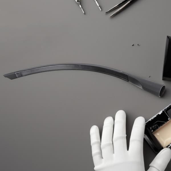 2 stk erstatningshode flat søm dysehode 32 mm indre diameter grensesnitt PP plast