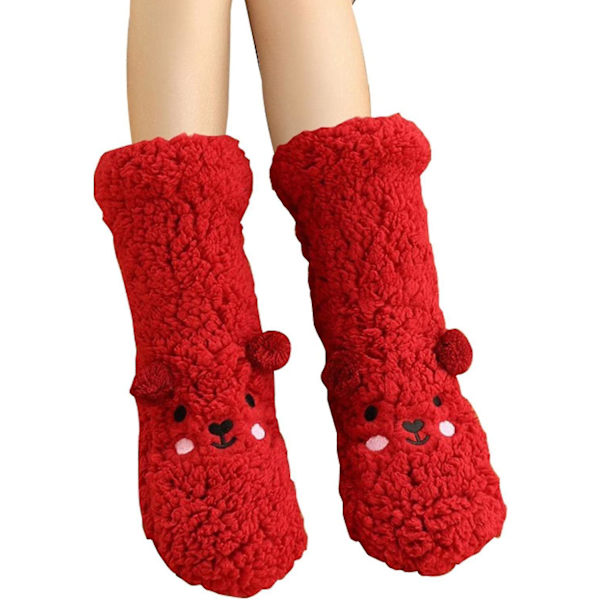 Plush Golvsockor, färgglada Fuzzy Sockor för Kvinnor | Sockor för Kallt Väder