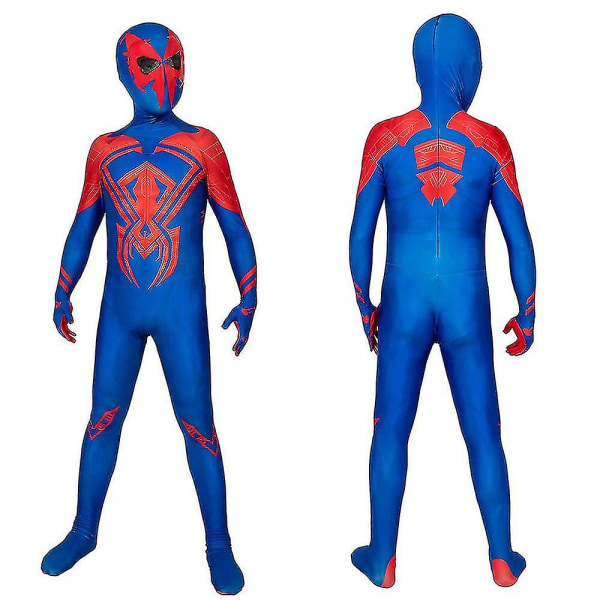 Lasten Hyppyasu Super Sankari Zentai Bodysuit Pojat Hieno Ylös Puku 7-8 Years