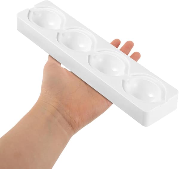 Silikonmousseform Non-Stick Matkvalitets Non-Stick Silikon Hvit Sitronform Ugjennomtrengelig Bakeutstyr