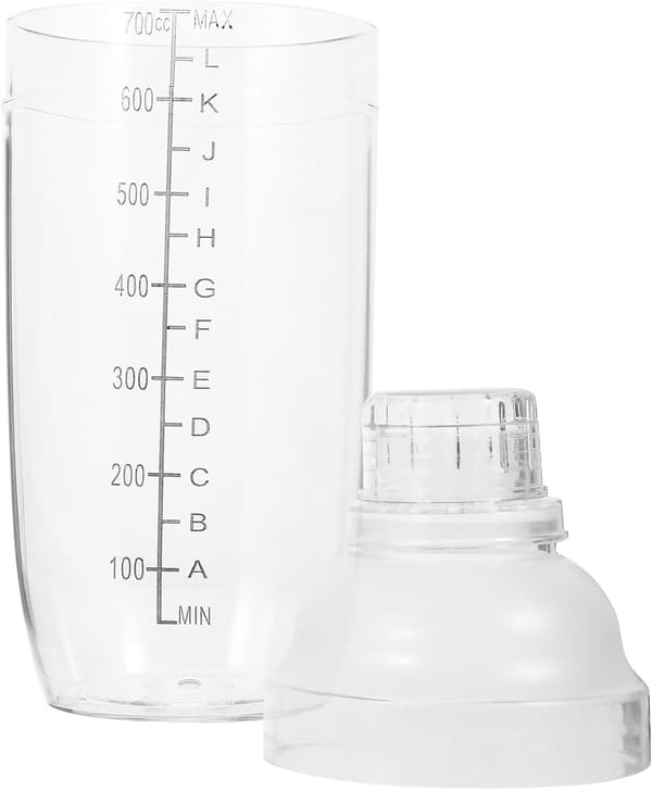 700 ml kald drikkeblandekopp bærbar barvinsjaker PC-materiale trykt
