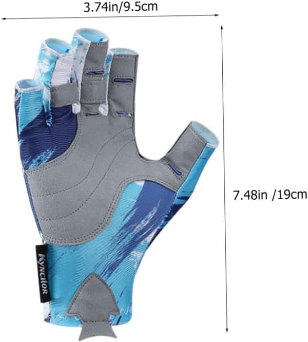 Hurtigtørrende åndbare cykelhandsker, halvfingerhandsker lavet af polyester med skridsikkert design