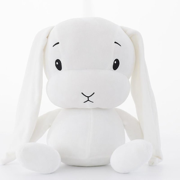 Plush Leksak Kanin Fylld Plush Leksak Dock Sov Leksak 30cm white