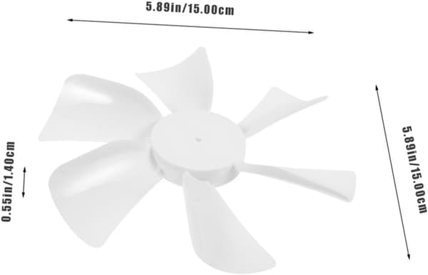 2 stk. 6-tommer RV-ventilatorvinger Erstatning til RV-loftventilator Robust til egnet til camping og udendørs ventilation