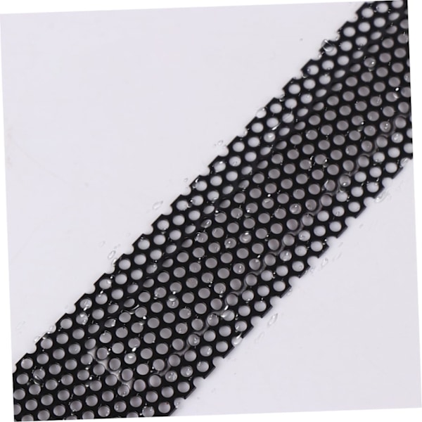 2 sæt Støvbeskyttelsesetui Metalnet Computerkabinet Ventilation Blindplade Let at installere Sort 20 stk.*2