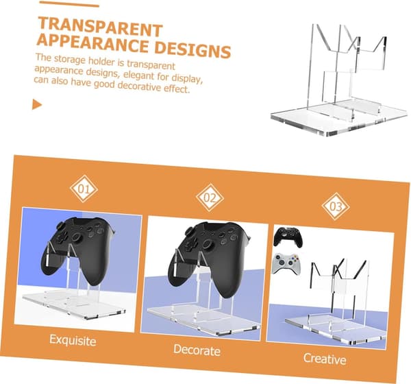 2 stk. Gaming Controller Holder Switch Konsolstander til Videospilcontrollere