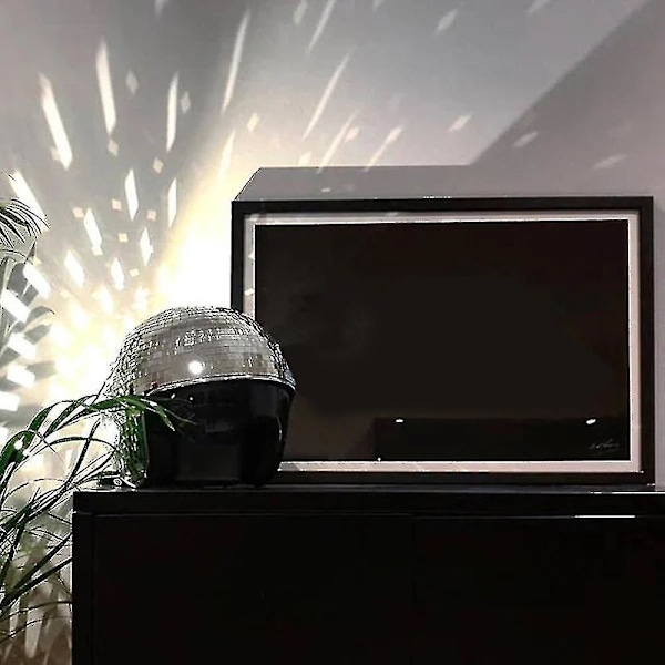 Discokula-hjälm med infällbart visir för nattklubbsfest 2022