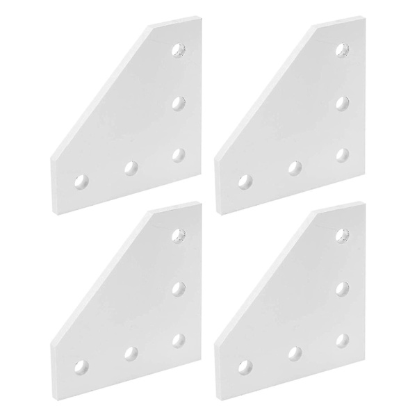 4 stk. 5-huls Samlings Plader Aluminium Fastgørelsesforbindelsesplader (3030l)