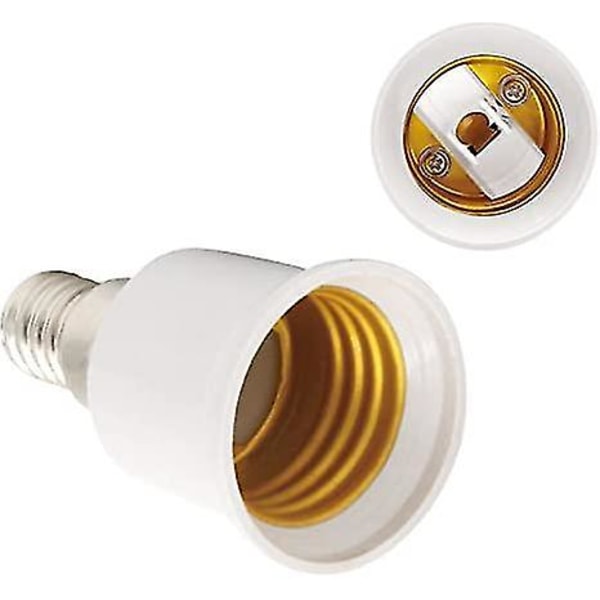 8stk Lampefatninger Adapter Konverter E14 fatning til E27 fatning 529b |  Fyndiq