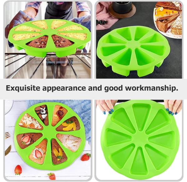 2 stk. silikonekageform sæt appelsinform non-stick multifunktionel bageform