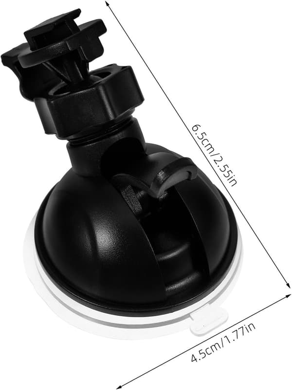 Sugekopp Kameramontering Dash Cam Holder 1/4\" Mini Kulehode for Fleksibel Vinkelposisjonering og Sikker Feste