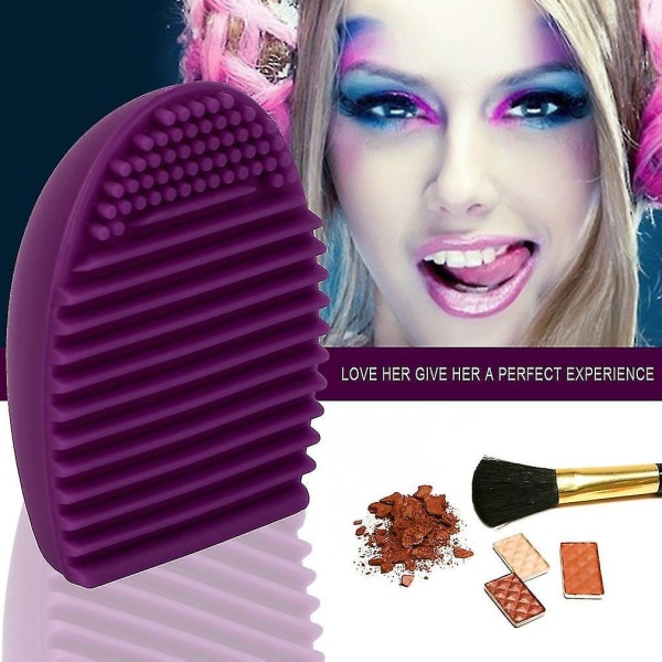 Rengørende kosmetisk makeup børste Silikonerenseværktøj