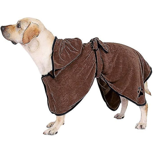 Hundetørrende frakke håndklæde Superabsorberende mikrofiberkåbe