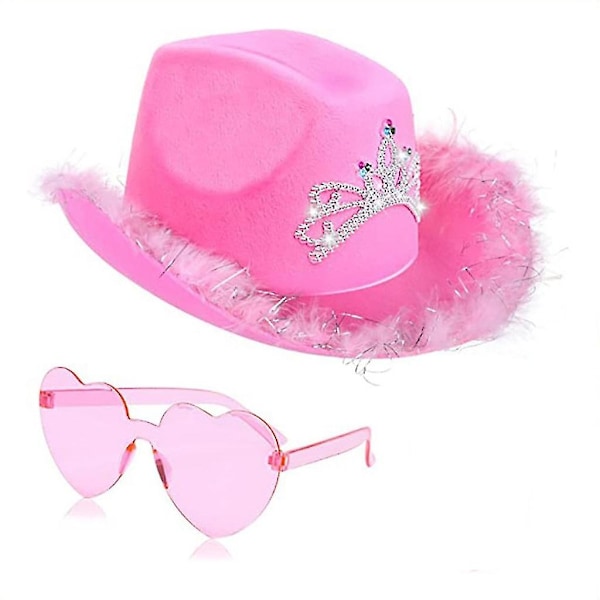 Cowboyhatt, Glasögon, Bandana, Möhippa, Bröllopsfest, Cowgirlhatt 6