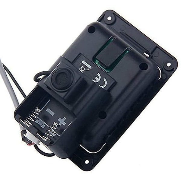 Gitarforforsterker 3-bånds equalizer Piezo pickup Tuner LCD