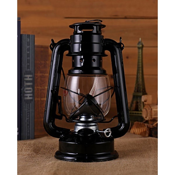Retro Lanterne Petroleum Lampe, Hyggelig Have Lanterne Med Justerbar