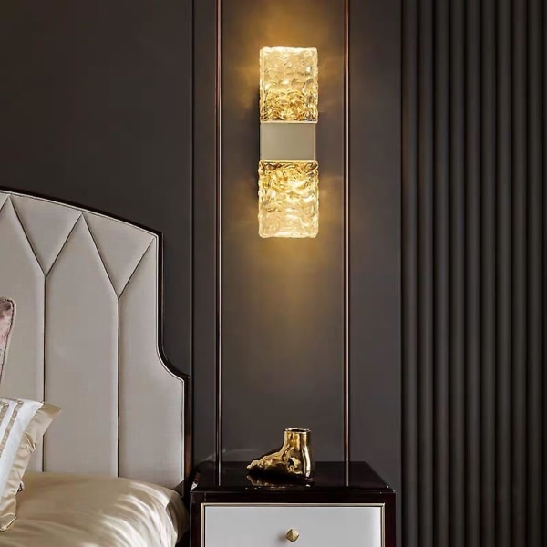 Seinävalo Moderni kultainen seinävalaisin Lamput makuuhuoneeseen