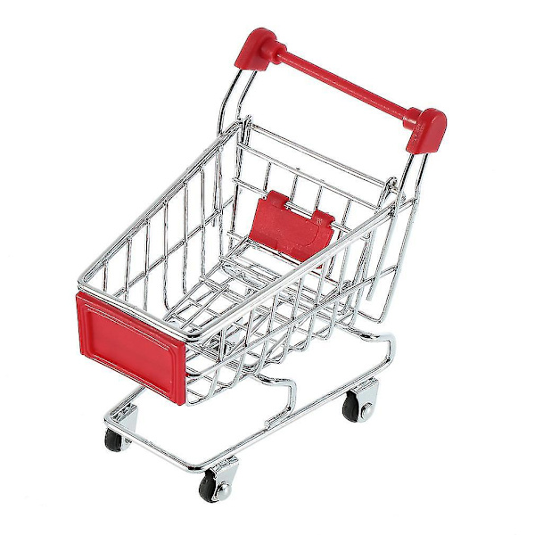 Söt Mini-Supermarktsvagn i Rostfritt Stål, Färger