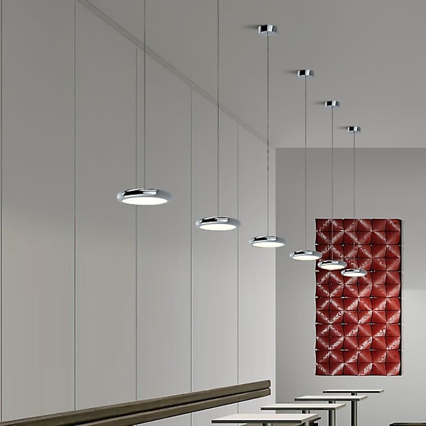 LED-pendellampe 20 cm 1-lys Ring Sirkel Dimbar
