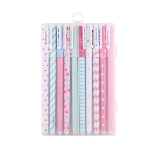 Korean Stationery Vesiväri Kynä Gel Kynät Sarja 10kpl Kandelia