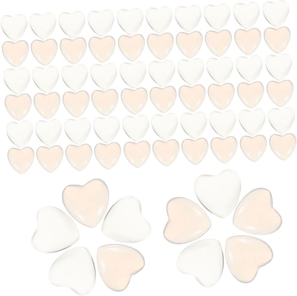 100 stk. neglepynt hjerteformede negle-rhinsten til kvinder manicureartikler