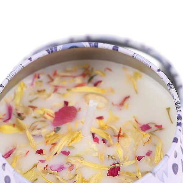 9 Sorterade Doftljus Blommor Tenn Sojavax Hemdoft