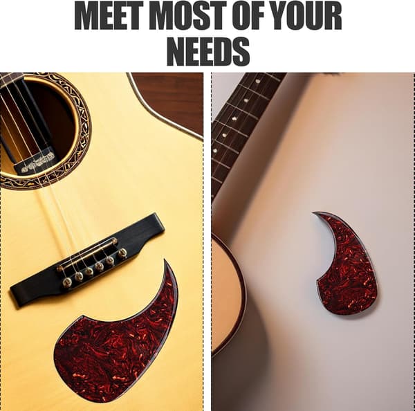 Ersättningsgitarrskydd Gitarrplektrumskydd med unik mönsterdesign PVC-material