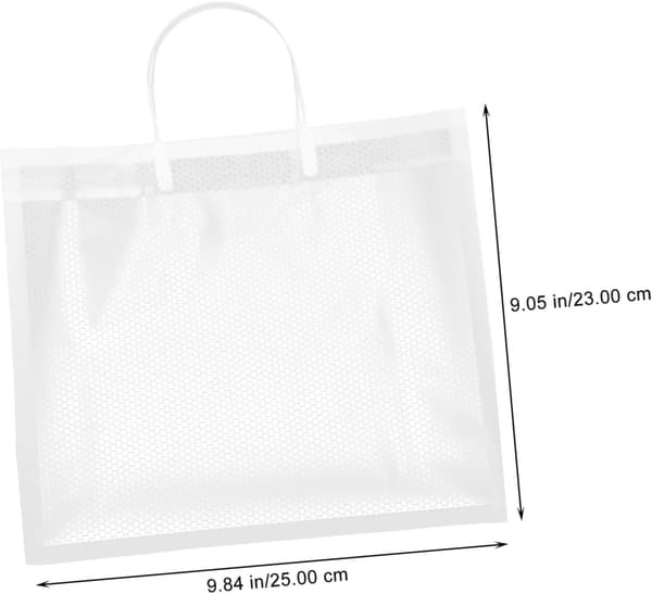 5 stk. indkøbsposer i non-woven med stor kapacitet til rejser og bryllup