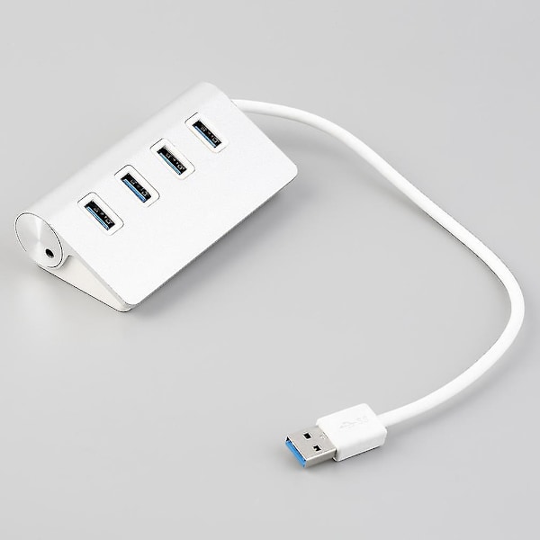 Kannettava Alumiini 4 Portin Nopea USB 3.0 Hub-sovitin