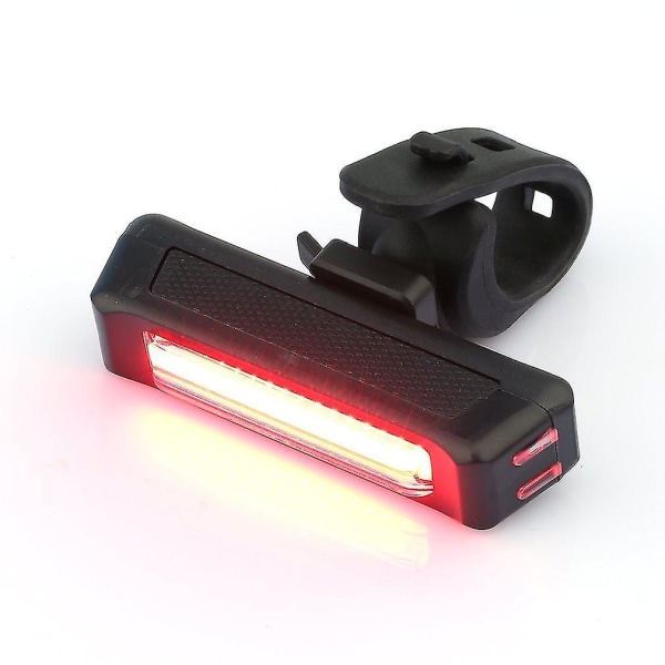 100 lm LED USB Uppladdningsbar Bike Tail Safety Lamp