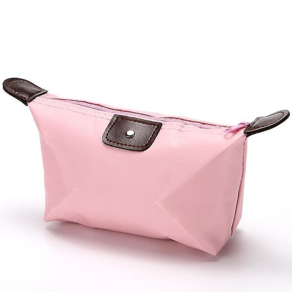 Kosmetisk väska Bärbar kvinnlig multifunktionell vattentät förvaringsväska (1 st, gul)