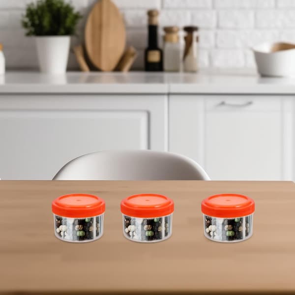 12 st Mini såsbehållare Bärbara såskoppar med lock 35 ml PP-plast läckagesäker förhindrar spill
