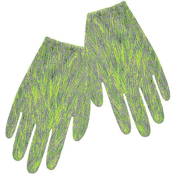 Grinch-kostyme for barn - Jumpsuit, maske, skjerf, hansker - Juleantrekk 7-9 Years