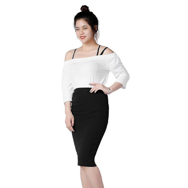 Elastisk Tubklänning, Mini, Axelbandslös, Stretch, Bodycon