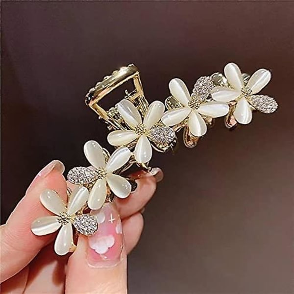 Kvinders Perle Hårklip Barrettes Krystal Rhinestone Hårklemmer Hårspænde Hårtilbehør Klips