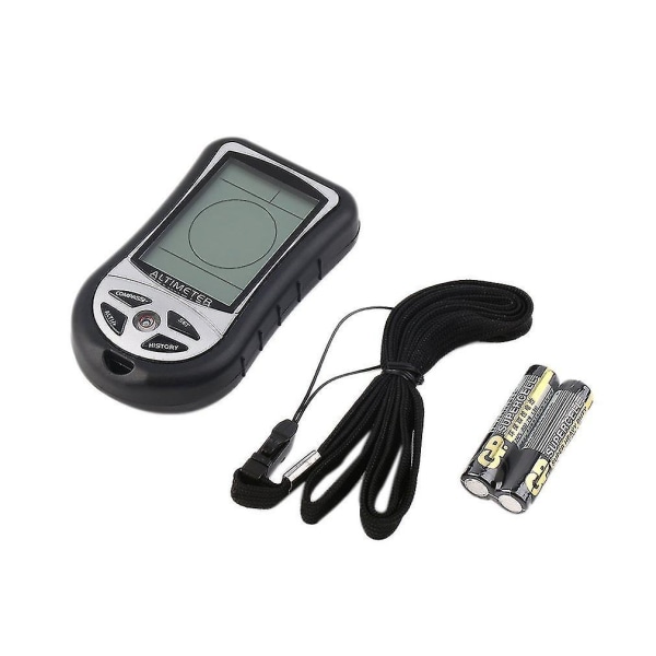 8-i-1 Digital LCD Kompass Höjdmätare Barometer Termometer Kalender