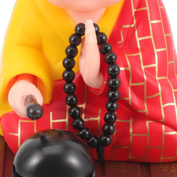 Soldrevet dashbord-munke-figur med bobblehead-funksjon og solid materiale