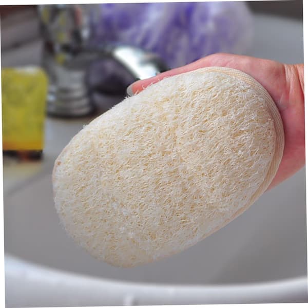 2 stk eksfolierende renseputer for bade-loofah-børste for dusjskrubb-børste