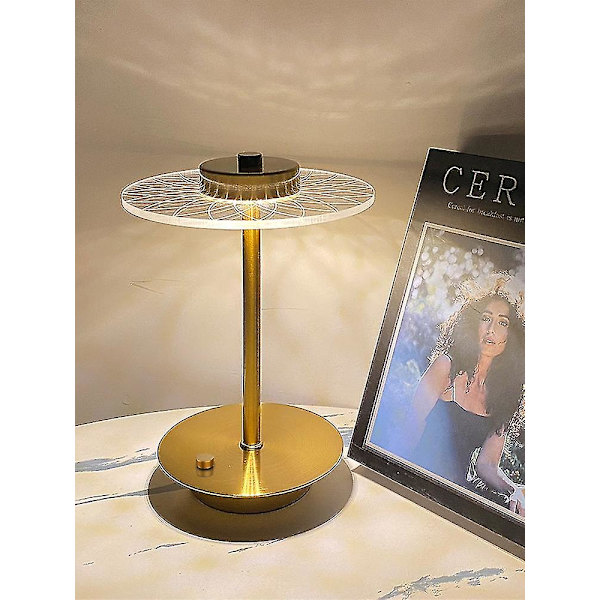 Modern LED Bordlampa Touch Laddningsbar Bärbar Dekoration