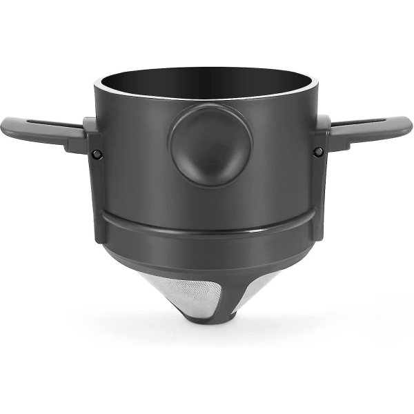 Kaffedrypfilter Dobbelt Si Filter (sort) (1 stk)