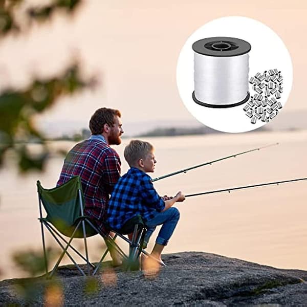 Flätat Fiskespö 656 Fot Transparent Fiskesnöre 08mm Diameter Stark Nylontråd Slitstark Robust Hållbart Rep