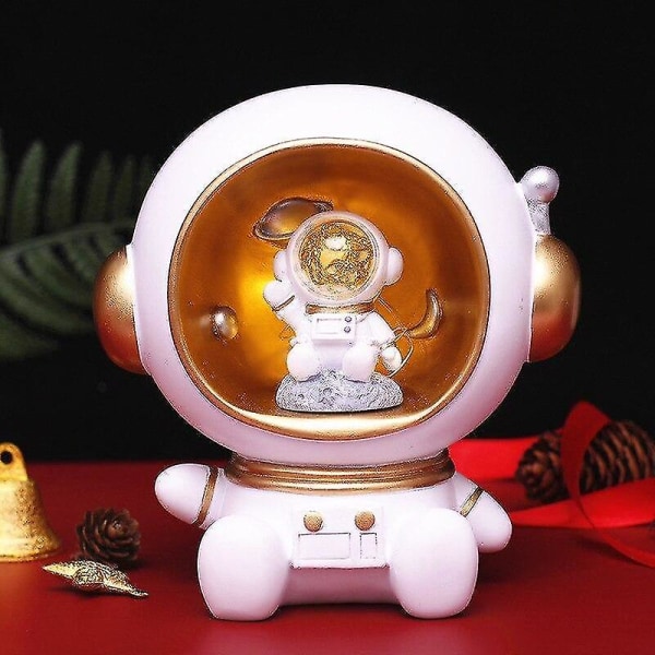 Astronaut Spargris med Månelys Piggy Bank Sparboks