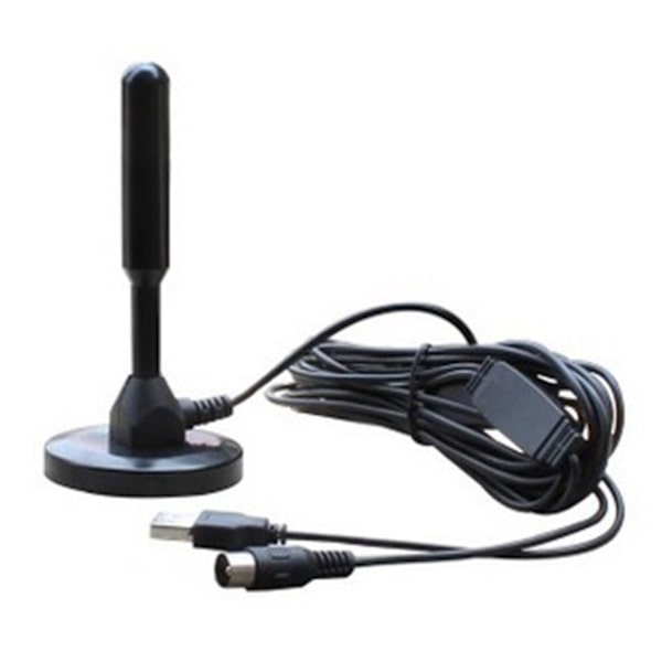 Sisäantenni DVB-T HD TV:lle, Musta, USB-vahvistin