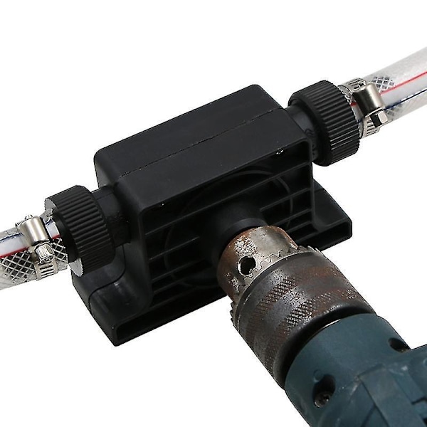 Bærbar pumpe Mini elektrisk drill driver stor strømningspumpe Pumpen leveres som standard