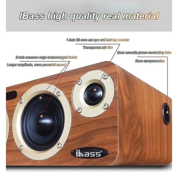 80W Hemmabio Portable Bluetooth Högtalare Soundbar